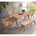 Beige and Natural Side Chair (Set of 2) - DTYStore