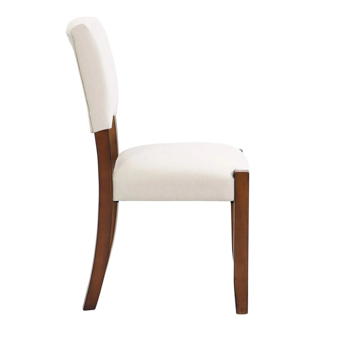 4-Piece Modern Dining Furniture Set, 4-Person Space-Saving Dinette for Kitchen, 46' Faux Marble Style Table and 2 Upholstered Chairs & Bench with Wood Legs Default -DTYStore