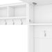 4-in-1 Detachable Hall Tree with Storage and 7 Hooks, Multiple Functions Hallway Coat Rack with Storage Drawers and Cabinet, White Shoe Bench for Entryway Hallway Default -DTYStore