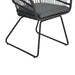 TERRY CHAIR,2PCS with 2 Cushions,Gray - DTYStore