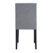 Four Light Gray Linen-Cotton dining chairs, simple and versatile, comfortable and accompanied. Exquisite and versatile dining chairs unlock a comfortable new experience.(Set of 4) - DTYStore