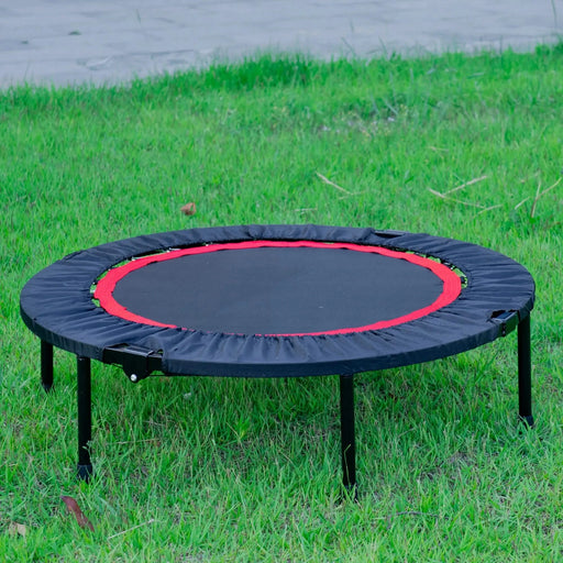 40 Inch Mini Exercise Trampoline for Adults or Kids - Indoor Fitness Rebounder Trampoline with Safety Pad | Max Default -DTYStore