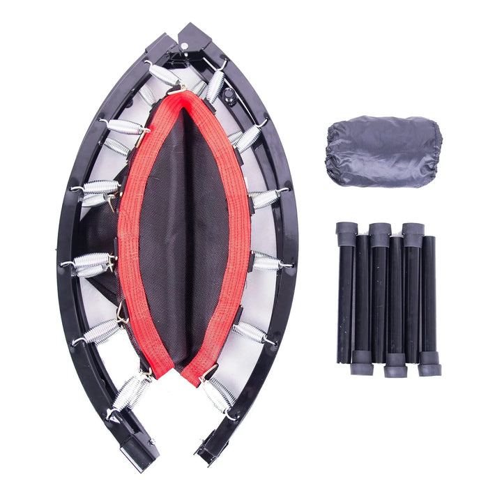 40 Inch Mini Exercise Trampoline for Adults or Kids - Indoor Fitness Rebounder Trampoline with Safety Pad | Max Default -DTYStore