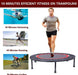 40 Inch Mini Exercise Trampoline for Adults or Kids - Indoor Fitness Rebounder Trampoline with Safety Pad | Max Default -DTYStore