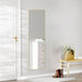 Floor Standing Mirror, Wall Mirror with Stand Aluminum Alloy Thin Frame,16''*59'',Gold-rect - DTYStore