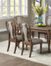 Set of 2 Dining Chairs Upholstered Tufted unique Design Chairs Back Cushion Seat Dining Room - DTYStore