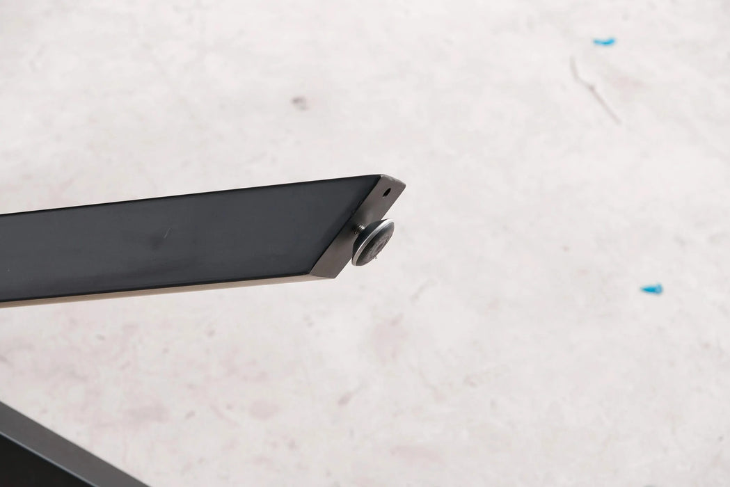 42.1'BLACK AND WOOD COLOR Table Mid-century Dining Table for 4-6 people With Round Mdf Table Top, Pedestal Dining Table, End Table Leisure Coffee Table,cross leg Default -DTYStore