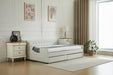 aybed Corner Bed Sofa Bed with Drawers Velvet Upholstered daybed Twin Daybed with Storage, Wood Slat Support (Beige,full,79.9'x58.2'x28.7') - DTYStore