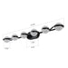 Vanity Lights With 6 LED Bulbs For Bathroom Lighting(Black) - DTYStore