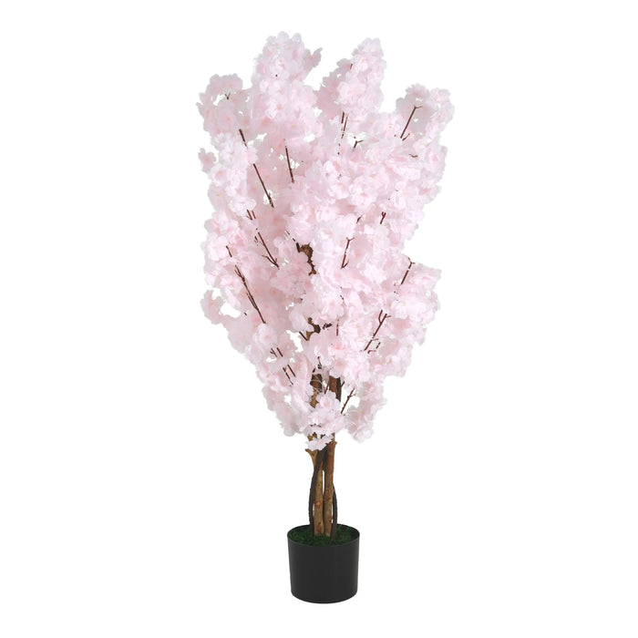 43' Artificial Cherry Blossom Tree with Pot Default -DTYStore