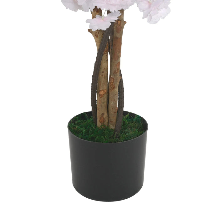 43' Artificial Cherry Blossom Tree with Pot Default -DTYStore