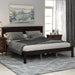 Platform Bed Frame with Headboard, Wood Slat Support, No Box Spring Needed, Queen,Espresso - DTYStore