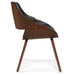 Malden - Bentwood Dining Chair with Wood Back - Distressed Black - DTYStore