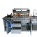 44-Inch 6-Burner 85000 BTU Deluxe Stainless Steel Gas Outdoor Kitchen Bar Barbecue Island Grill + Wine Cooler Compact Refrigerator + Rotisserie + Granite Countertops + Storage Cabinets & Drawers Default -DTYStore