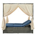 U_Style Adjustable Sun Bed With Curtain,High Comfort,With 3 Colors - DTYStore
