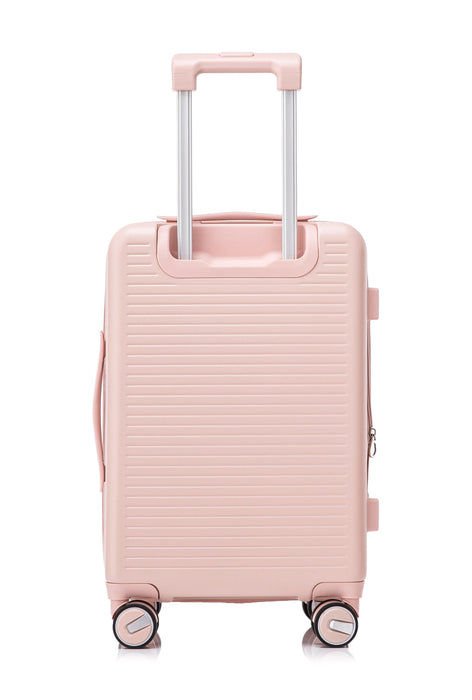 Luggage Sets 3 Piece(20/24/28), Expandable Carry On Luggage with TSA Lock Airline Approved, 100% PC Hard Shell and Lightweight Suitcase with Front Pocket and Spinner Wheels - DTYStore