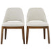 Weston Dining Chair Set of 2 - Beige Linen - DTYStore