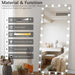 Hollywood LED Full Body Mirror with Lights Extra Large Full Length Vanity Mirror with 3 Color Mode Lights, Vertical Horizontal Hanging Aluminum Framed Mirror, 72 x 36 Inch, Silver - DTYStore