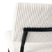 Modern Beige simple dining chair Fabric Upholstered Chairs home bedroom stool back dressing chair black metal legs(set of 2) - DTYStore