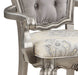 Beige and Antique Platinum Tufted Side Chair (Set of 2) - DTYStore