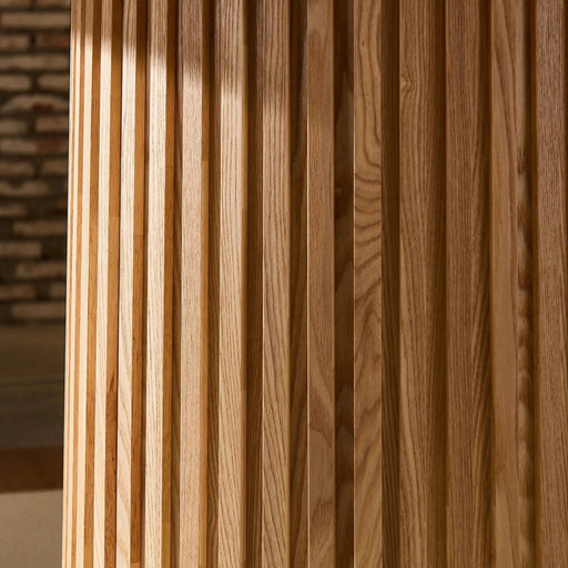 46.45 inch MDF Dining Table for Dining Room Round Dinner Tables Mid-Century Modern Table OAK Default -DTYStore