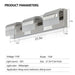 Bathroom Vanity Lighting 3-Light LED Vanity Lights Over Mirror Bath Wall Lighting - DTYStore