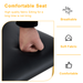 Black PU Dining Chair Set.Uniquely designed black dining chairs. PU material, paired with gold metal chair legs. Suitable for offices, restaurants, kitchens, conference rooms, etc.(Set of 6) - DTYStore