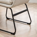 Milos Contemporary Upholstered Dining Chairs, Set of 2, Vanilla White - DTYStore