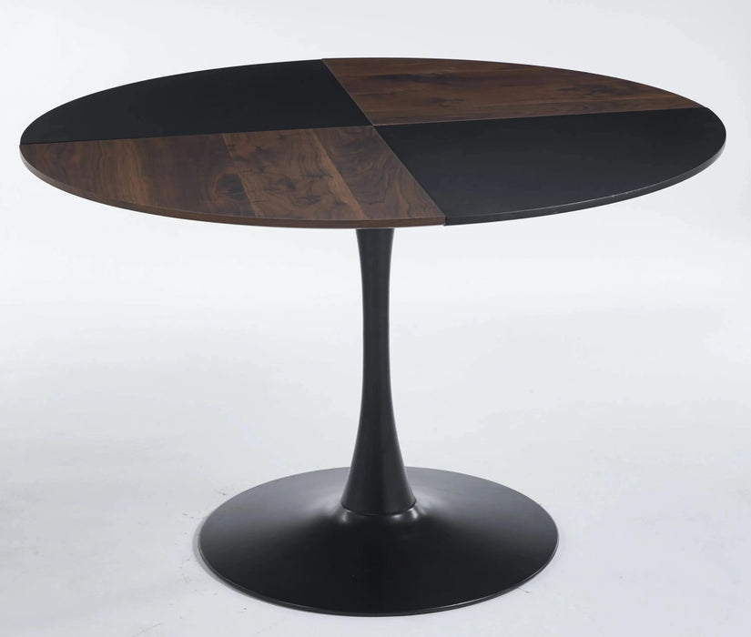 47.2INCH TULIP ROUND DINING TABLE,OFFICE TABLE,COFFEE TABLE,120X120X74CM Default -DTYStore