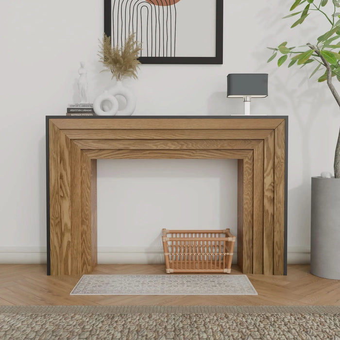 47in Modern Wood Console Table , Entryway Table, Sofa Table - Rustic & Contemporary Design Default -DTYStore