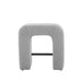 24'' Boucle stool Set of 2,Dining Chairs for Home Kitchen Island,Grey - DTYStore