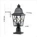 Outdoor Post Lights Lamp Post Light Fixture, Waterproof Aluminum Housing with Glass, Fence Post Deck Lighting for Garden, Patio, Pathway (2 pack) - DTYStore