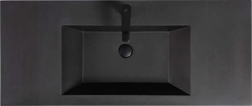 48' Floating Bathroom Vanity with Sink, Modern Wall-Mounted Bathroom Storage Vanity Cabinet with Black Quartz Sand Top Basin and Soft Close Drawers, EDI-Series Cement Grey 24V12-48GR Default -DTYStore