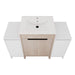 48 Inch Freestanding Bathroom Vanity with Ceramic Sink and 2-Storage Cabinets, Soft Closing Door, 02424+0312*2 Combination Cabinet, KD-Package Default -DTYStore
