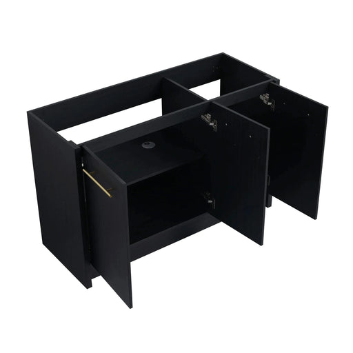 48 Inch Freestanding Bathroom Vanity with Resin Sink, With Soft Closing Door, KD-Package Default -DTYStore