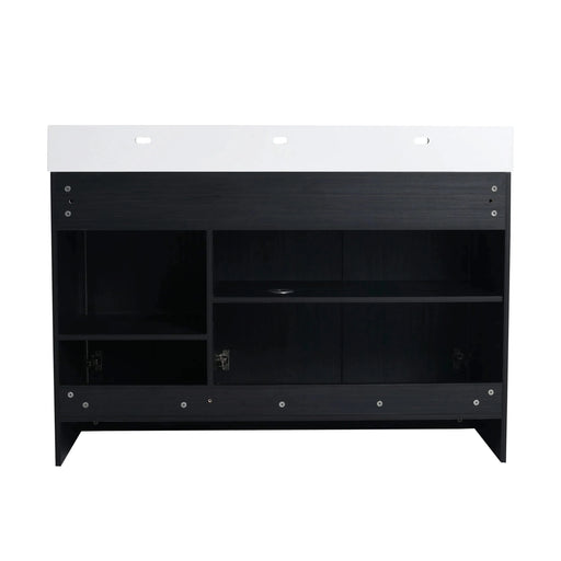 48 Inch Freestanding Bathroom Vanity with Resin Sink, With Soft Closing Door, KD-Package Default -DTYStore