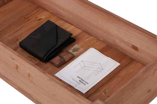 48x24x30 inch Raised Garden Bed with Legs, Elevated Wooden Planter Box for Outdoor Plants Flowers Fruits Vegetable Herb Growing Default -DTYStore