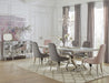 Set of 2 Velvet Upholstered Side Chairs, Grey and Chrome - DTYStore