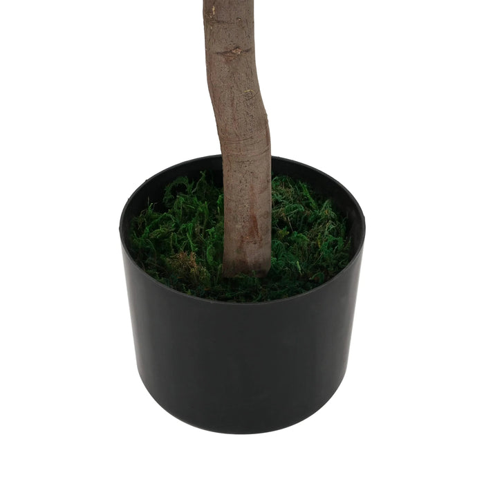 49' Artificial Topiary Bay Tree Ball With Pot, Set of 2 Default -DTYStore