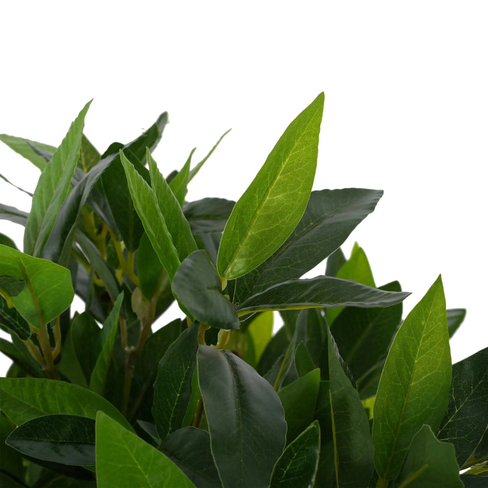 49' Artificial Topiary Bay Tree Ball With Pot, Set of 2 Default -DTYStore