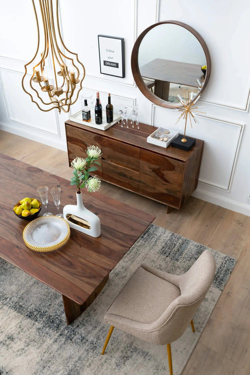 4 - Light Metal Chandelier, Hanging Light Fixture with Adjustable Chain for Kitchen Dining Room Foyer Entryway, Bulb Not Included Default -DTYStore