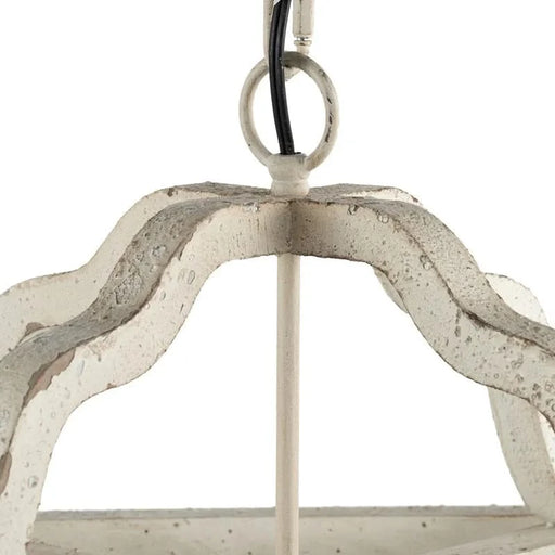 4 - Light Wood Chandelier, Hanging Light Fixture with Adjustable Chain for Kitchen Dining Room Foyer Entryway, Bulb Not Included Default -DTYStore