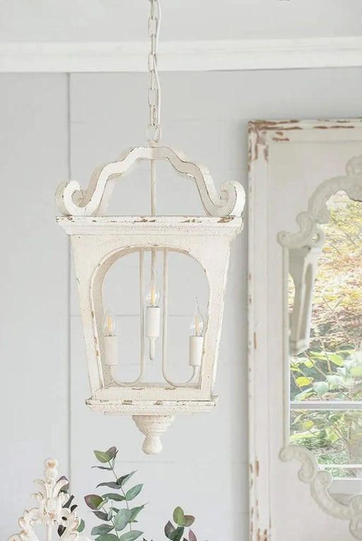 4 - Light Wood Chandelier, Hanging Light Fixture with Adjustable Chain for Kitchen Dining Room Foyer Entryway, Bulb Not Included Default -DTYStore