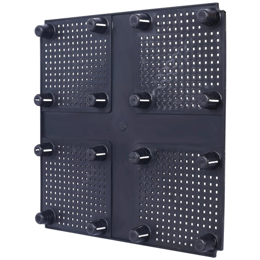 4 Piece Raised Garden Bed with Legs, Self-Watering Planter Box Raised Bed to Grow Flowers, Herbs & Vegetables, Brown Default -DTYStore