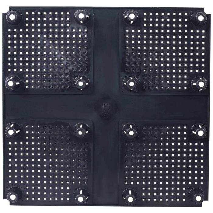 4 Piece Raised Garden Bed with Legs, Self-Watering Planter Box Raised Bed to Grow Flowers, Herbs & Vegetables, Brown Default -DTYStore