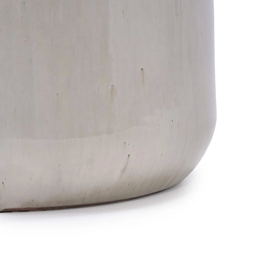 4 Pieces Ceramic Flowerpot, Modern Planter for Patio, Garden or Windowsills - American White Oak Default -DTYStore