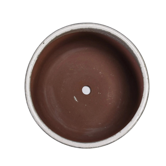 4 Pieces Ceramic Flowerpot, Modern Planter for Patio, Garden or Windowsills - American White Oak Default -DTYStore