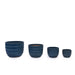 4 Pieces Ceramic Flowerpot, Modern Planter for Patio, Garden or Windowsills - Antique Blue - DTY Store