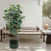 4 Pieces Ceramic Flowerpot, Modern Planter for Patio, Garden or Windowsills - Antique Green - DTY Store