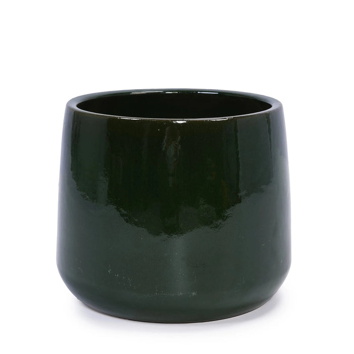 4 Pieces Ceramic Flowerpot, Modern Planter for Patio, Garden or Windowsills - Antique Green Decor, Decor & Pillows, Garden & Planters, Outdoor, Pots & Planters, searchfilter_Decor & Pillows, searchfilter_Outdoor| DTY Store